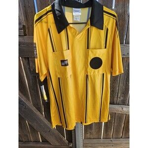 Men's US Soccer Federation Referee Jersey - Medium - Yellow - By Official Sports